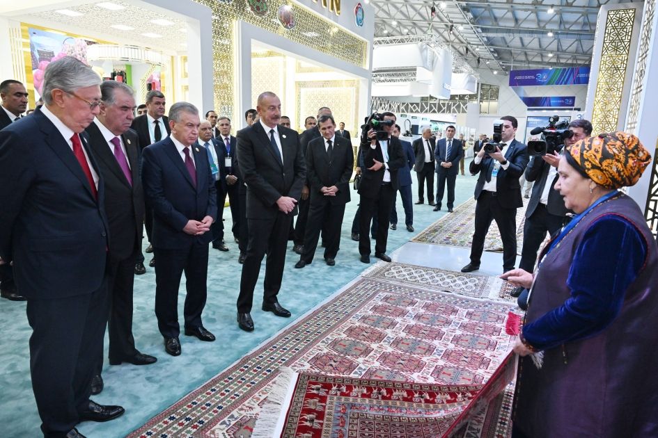 Heads of state participating in 5th Consultative Meeting viewed EXPO Central Asia 2023 exhibition in Dushanbe [PHOTOS]