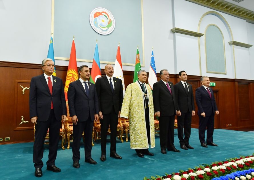 President Ilham Aliyev attends awarding ceremony of Gurbanguly Berdimuhamedov in Dushanbe [PHOTOS/VIDEO]