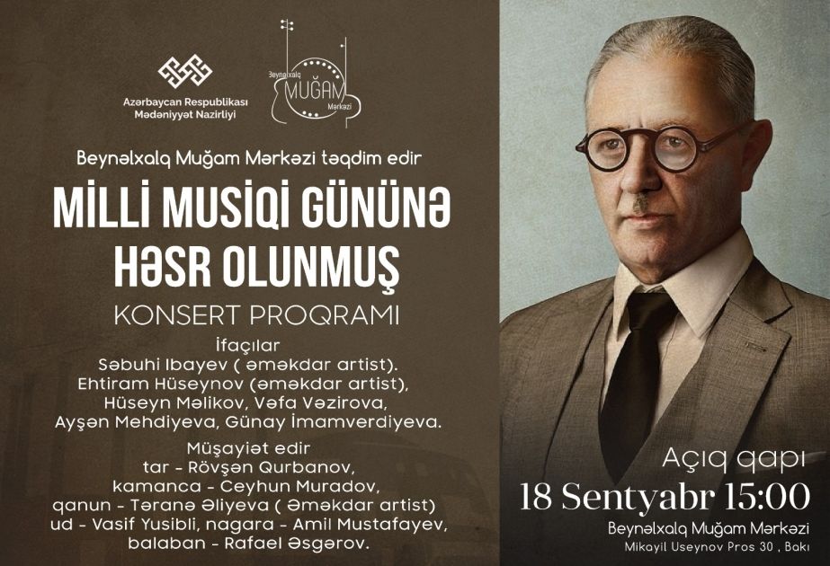 Mugham Center to celebrate National Music Day