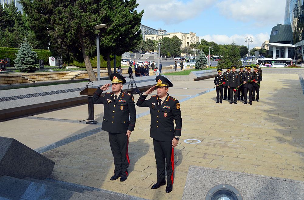 A group of servicemen of Azerbaijan Defense Ministry visited Turkish Martyrs' Cemetery