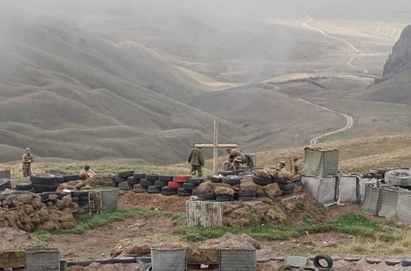 Illegal Armenian armed formations on territory of Azerbaijan's Aghdam