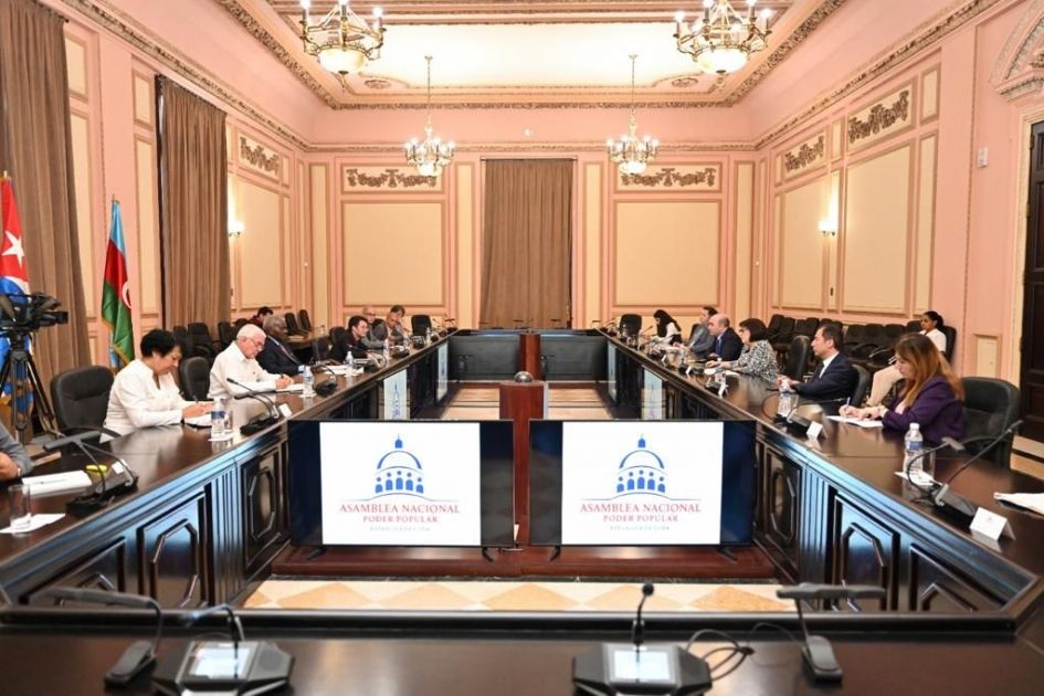 Speaker of Milli Majlis meets Cuban counterpart
