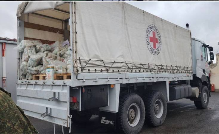 ICRC trucks arrive in Khankendi