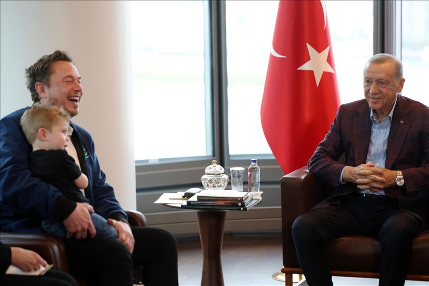 President Erdogan meets Elon Musk in New York, invites him to Türkiye