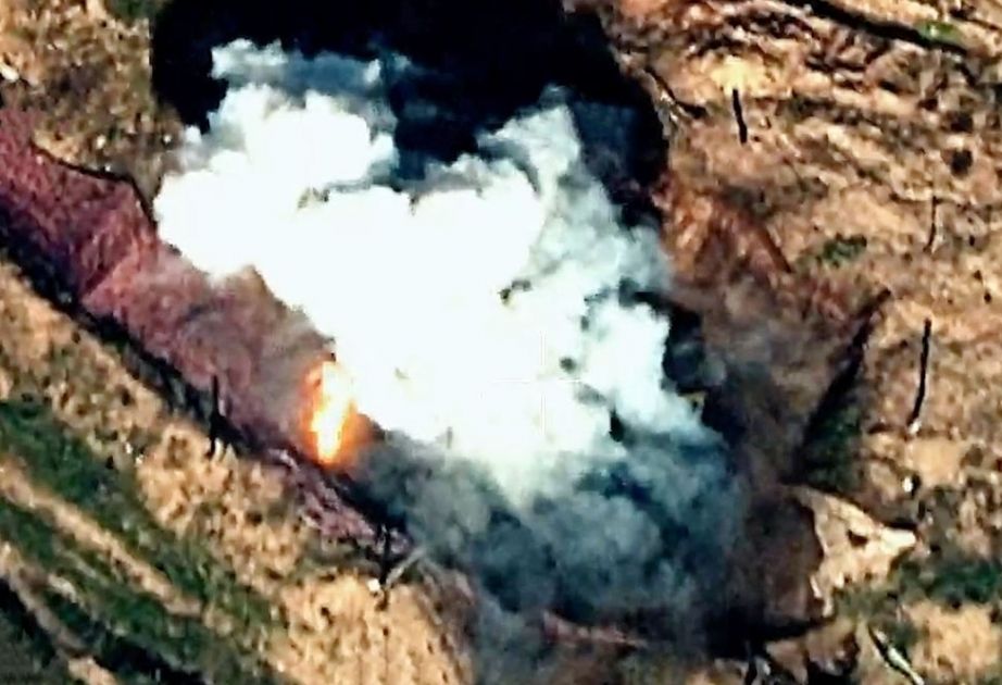 Cannon of Armenian armed forces formations, which targeted Azerbaijani civil infrastructure destroyed [VIDEO]