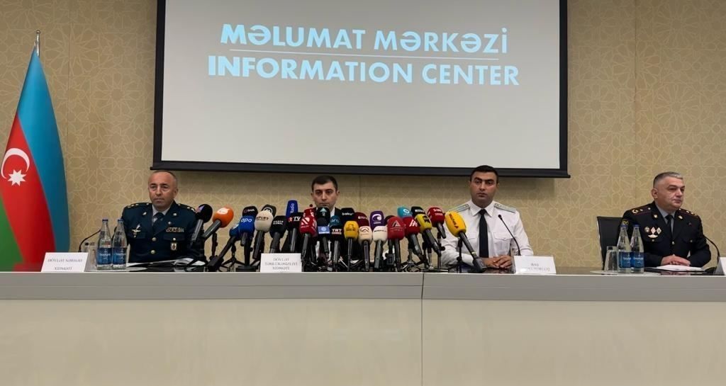 Azerbaijani authorities hold press briefing [VIDEO]