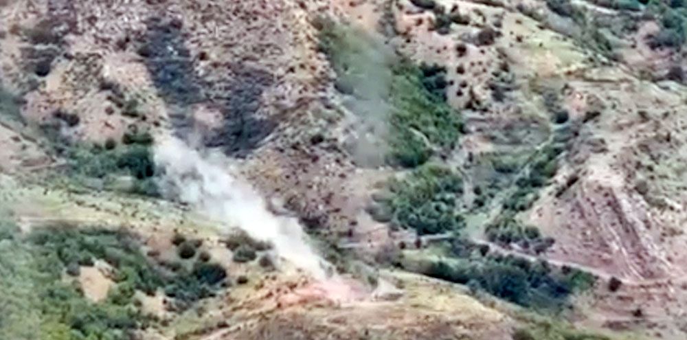 Armenian armed forces formations’ combat equipment is being destroyed [VIDEO]