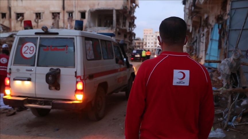 Turkish Red Crescent sends over 150 tons of humanitarian aid to flood-hit Libya