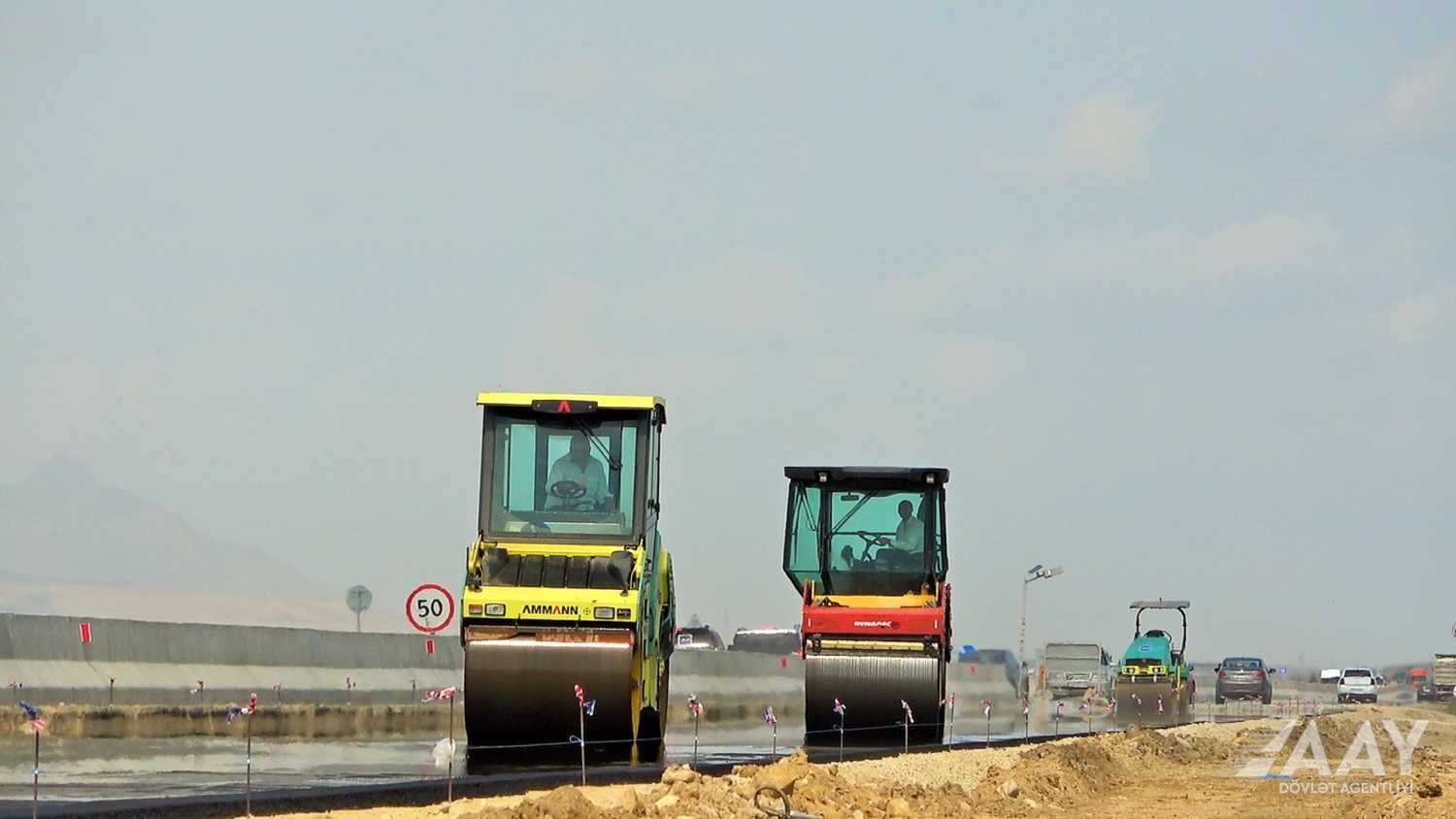 Reconstruction of Baku-Guba-Russia state border road is underway [PHOTOS\VIDEO]