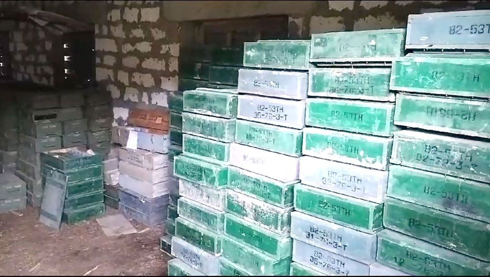 Ammunition storage found at civilian facility in territory of Gozlukorpu settlement [PHOTOS\VIDEO]