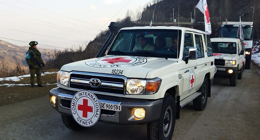 ICRC's vehicles set forth in Khankendi-Khojavand direction [VIDEO]