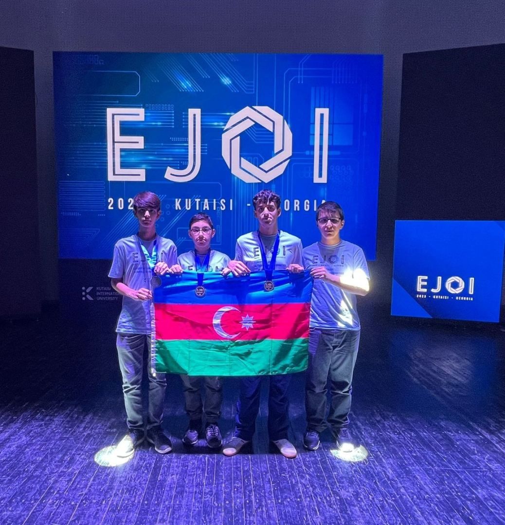 Azerbaijani teenagers have achieved success at the European Olympiad in Informatics!