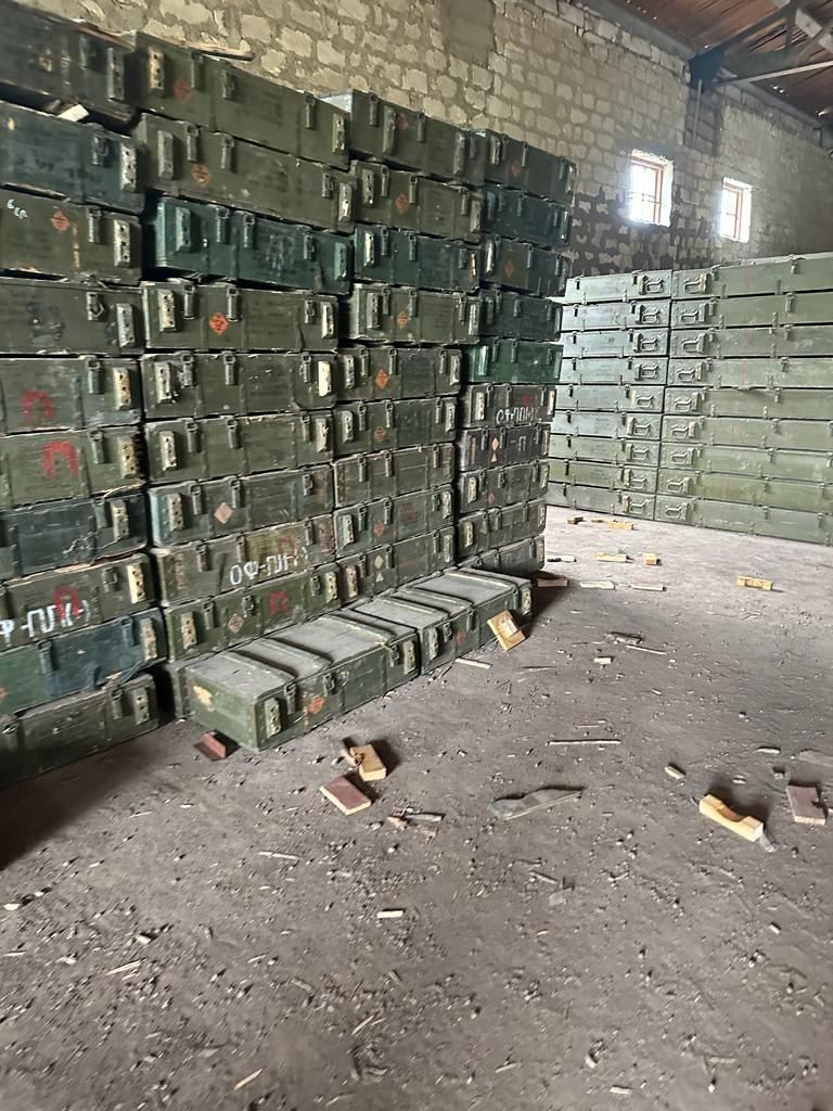 Ammunition depot discovered in Khojaly [PHOTOS\VIDEO]