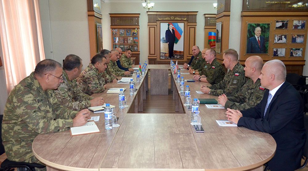 National Defense University holds meeting with Polish delegation