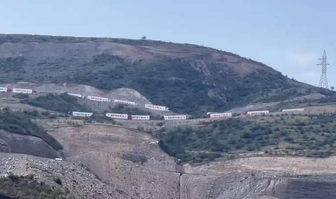 So-called Armenian & French "aid convoy" drive back [VIDEO]