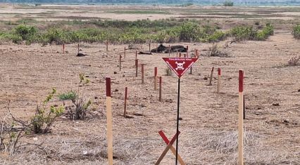 Officials reveals number of landmines eliminated in liberated territories