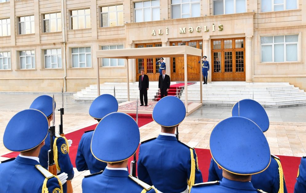 Official welcome ceremony held for Turkish President in Nakhchivan [PHOTOS/VIDEO] - Gallery Image