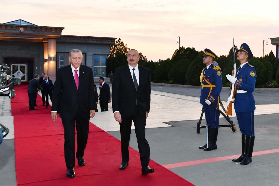 Turkish President completes his official visit to Azerbaijan [PHOTOS]