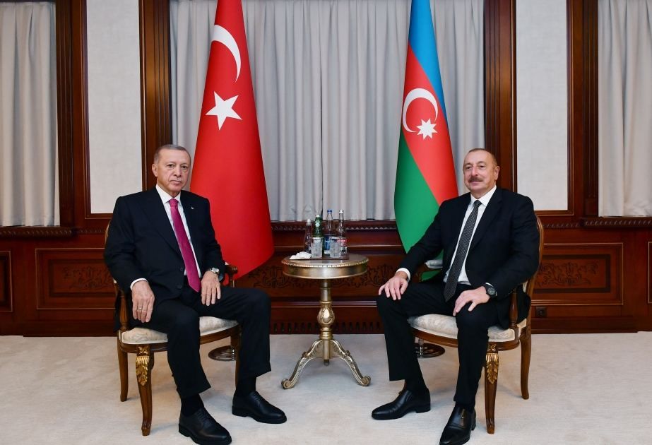 Azerbaijani President holds one-on-one meeting with Turkish President in Nakhchivan [VIDEO]
