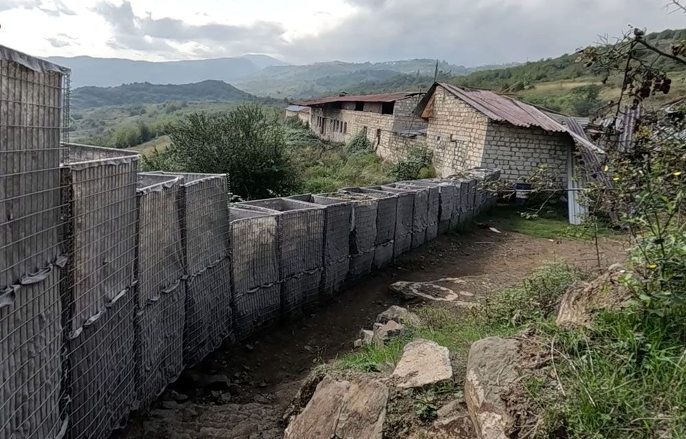 Abandoned military stronghold has been identified in Khojaly