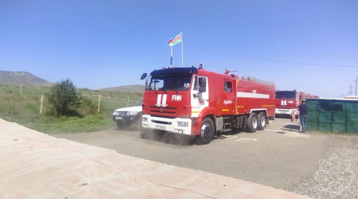 10 vehicles & 50 MES staff leave for Khankendi [PHOTOS]