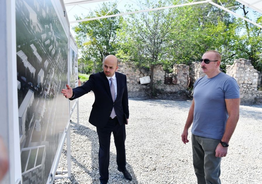 Foundation stone laid for 2nd residential complex in the city of Zangilan [PHOTOS]