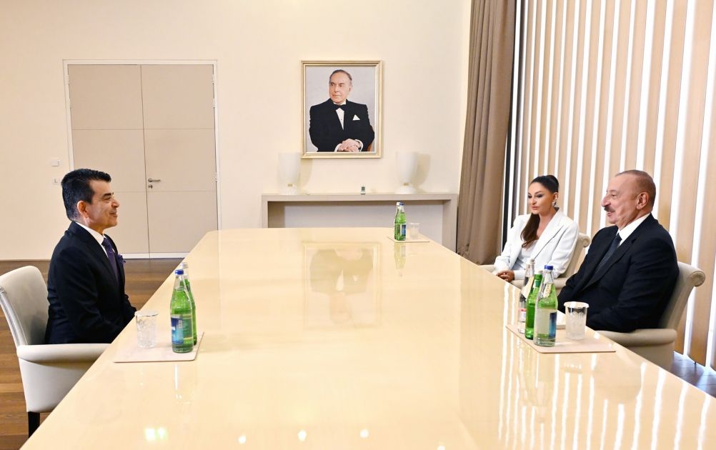 Azerbaijani President, First Lady meet ICESCO Director General [PHOTOS/VIDEO]