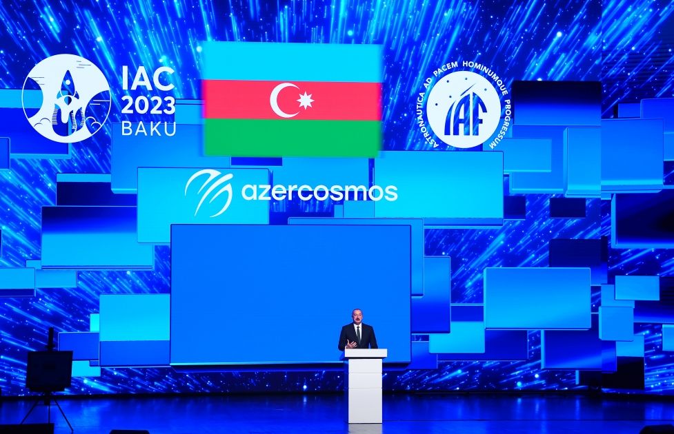 Azerbaijani President, First Lady take part in opening ceremony of 74th International Astronautical Congress [PHOTOS/VIDEO]
