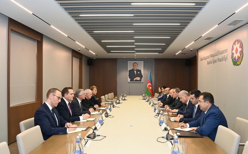 Azerbaijani FM discusses with Archbishop defense of rights of all people of Garabagh [PHOTOS]
