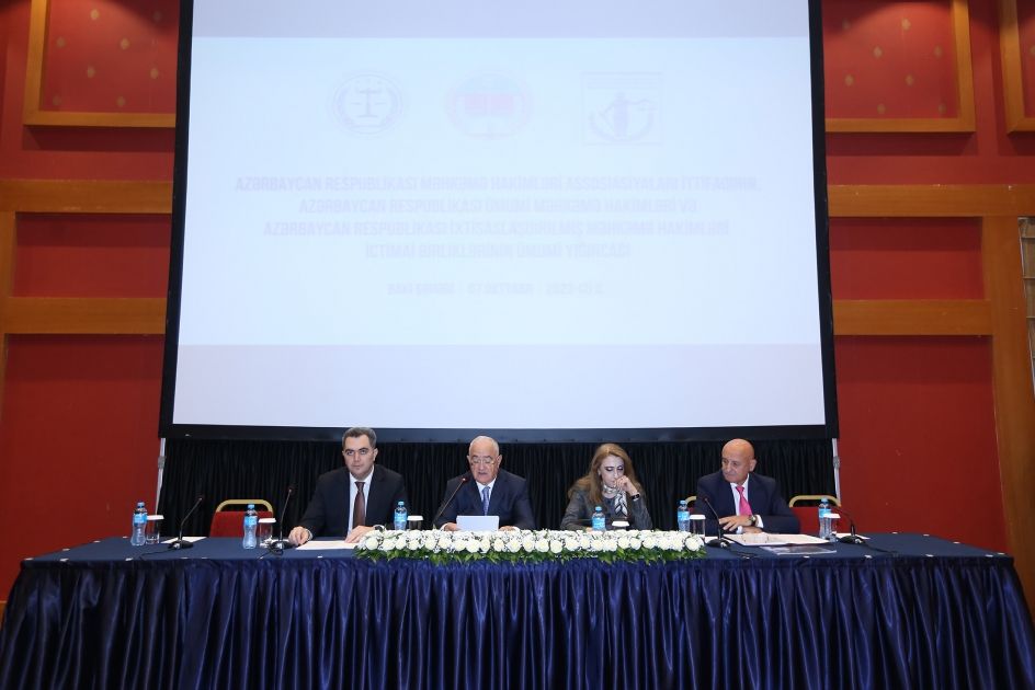 Union of Judges of Azerbaijan established [PHOTOS]