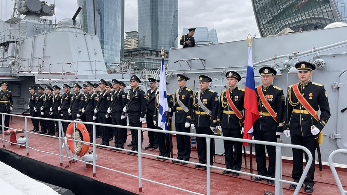 Russian Caspian Flotilla visits Baku [PHOTOS]