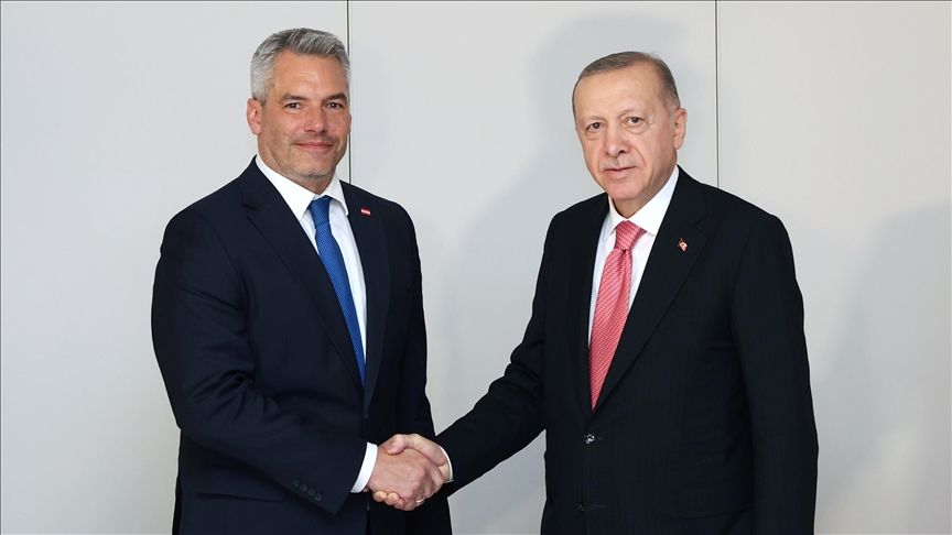 Turkish President Erdogan, Austrian chancellor meet in Ankara for talks