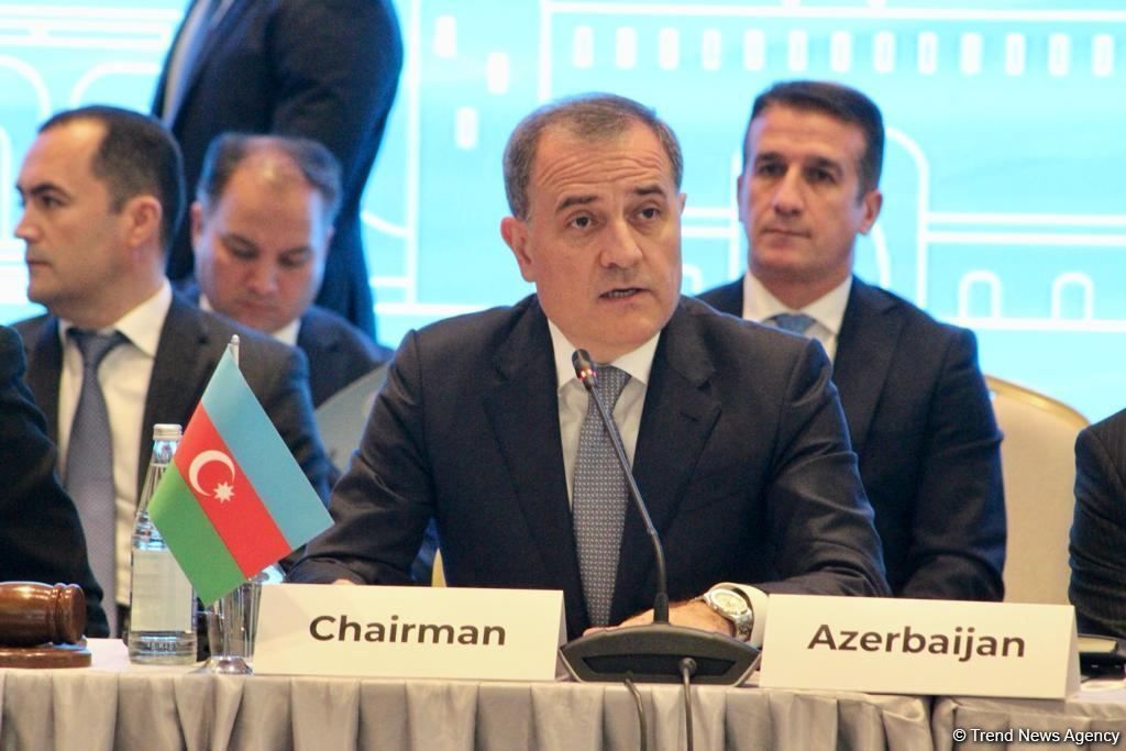 Azerbaijan's Bayramov briefs ECO Council of Ministers