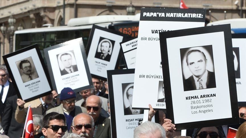 31 Turkish diplomats assassinated by Armenian terrorist organizations in last 53 years