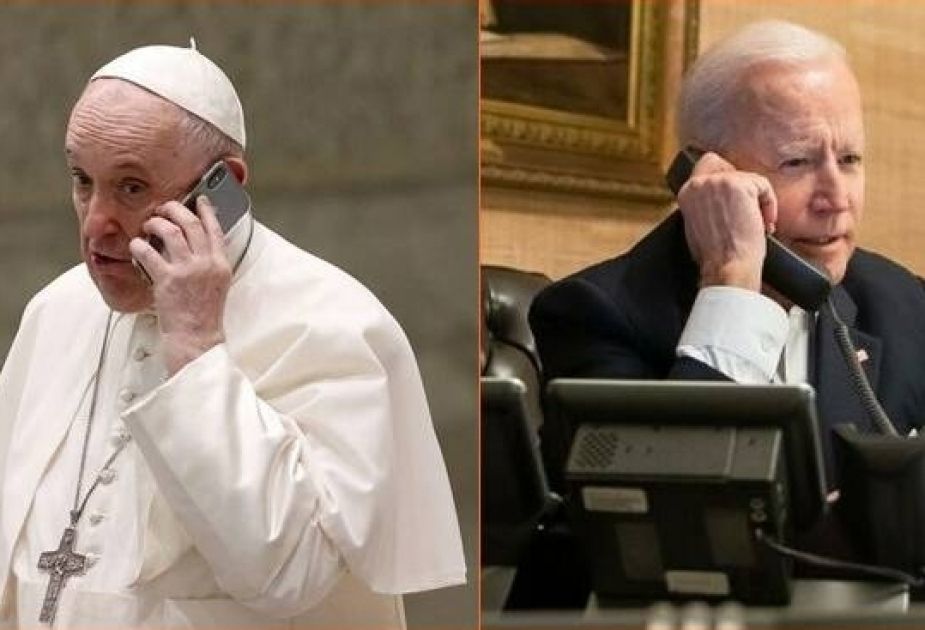 Pope Francis calls US President Joe Biden to discuss peace