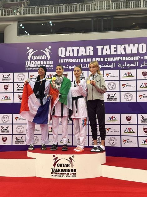 National taekwondo fighters claim five medals in Doha [PHOTOS]