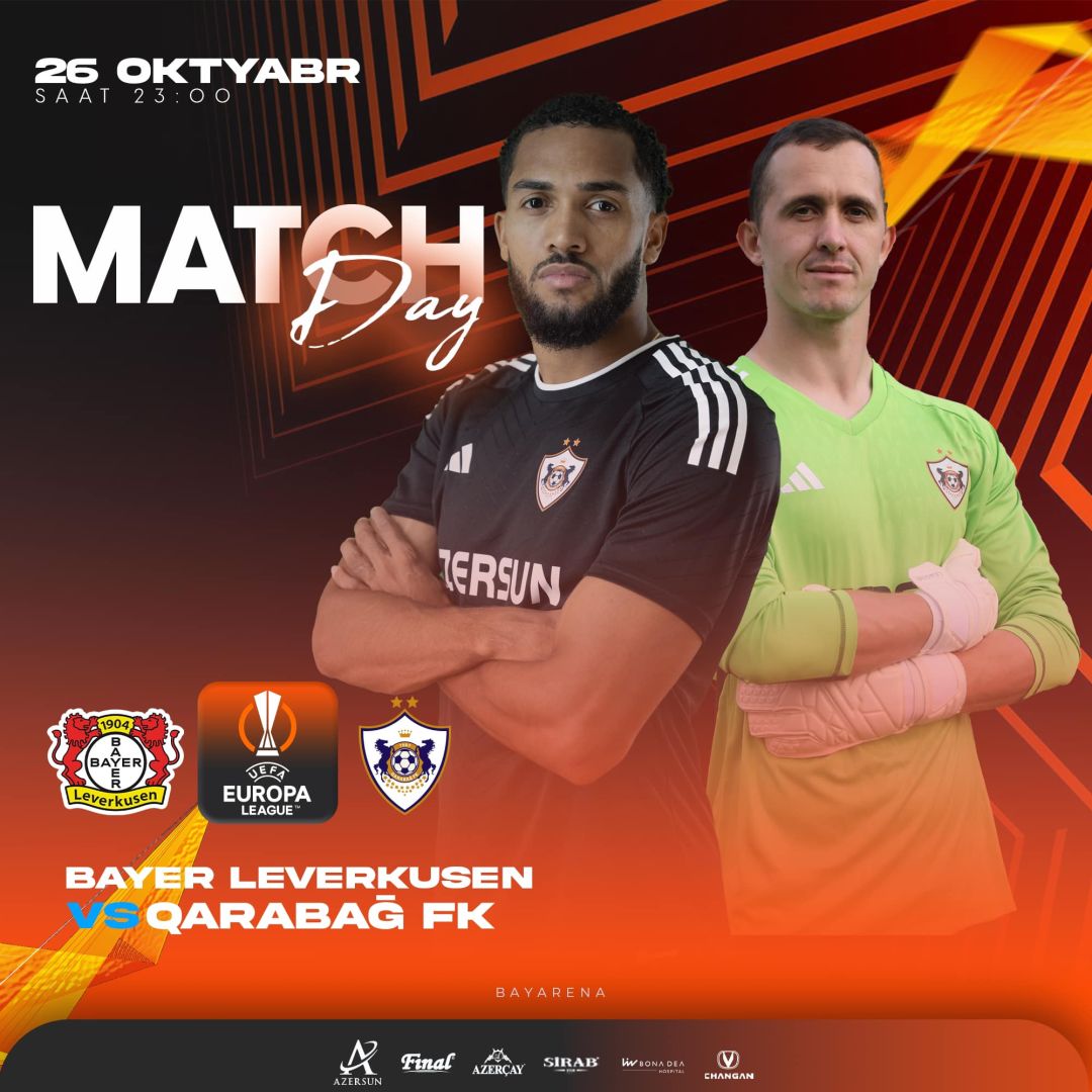 FC Qarabagh to face Bayer in UEFA Europa League