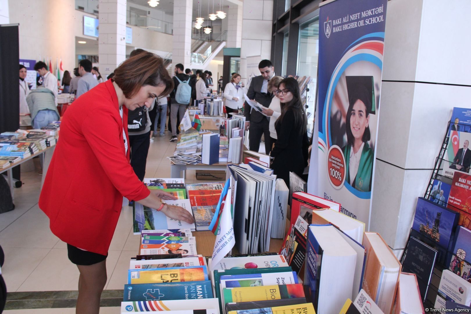 ADA University holds book exhibition dedicated to 100th anniversary of ...