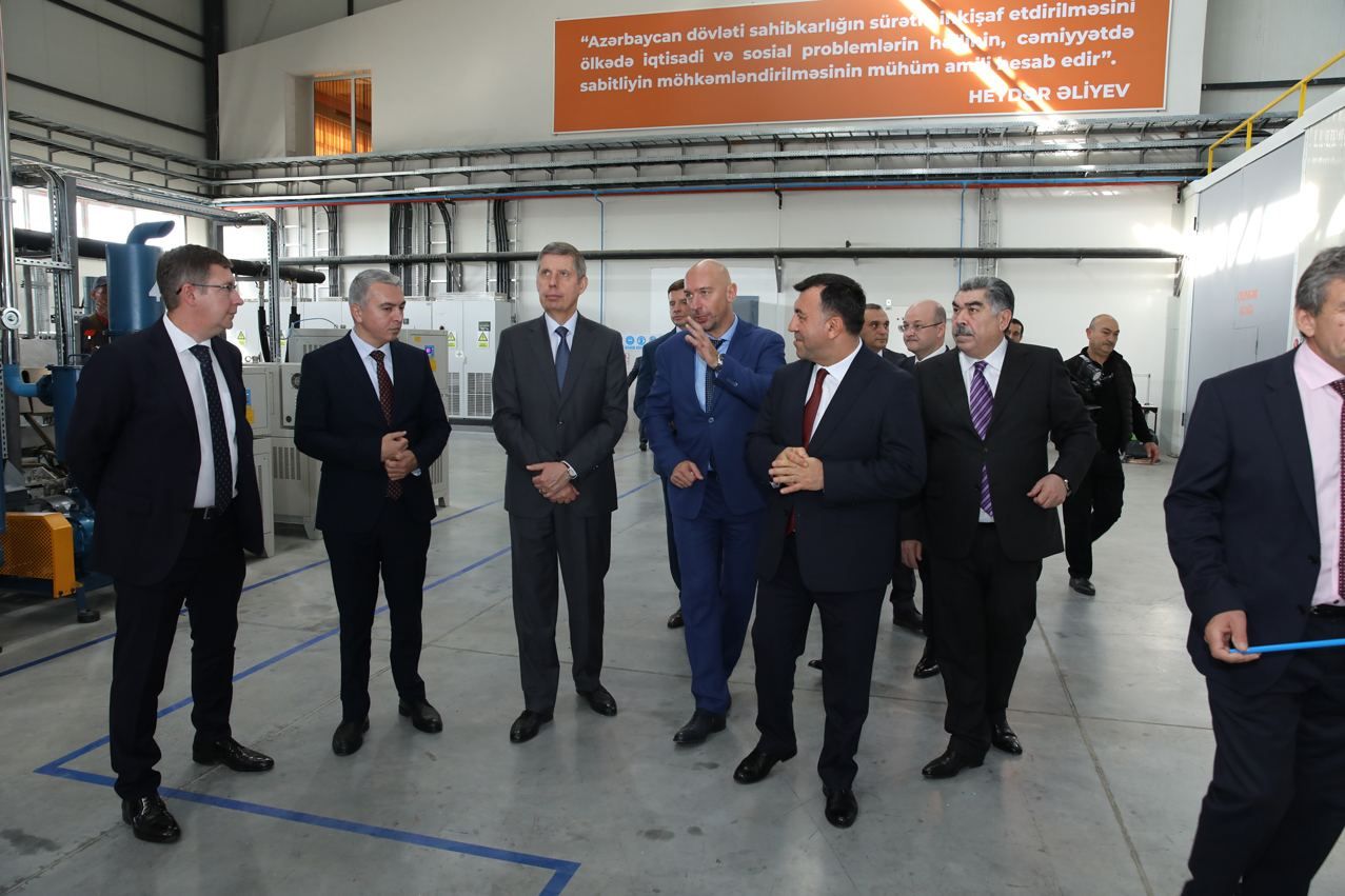 Azerbaijan commissions new enterprise in Hajigabul Industrial District [PHOTOS]