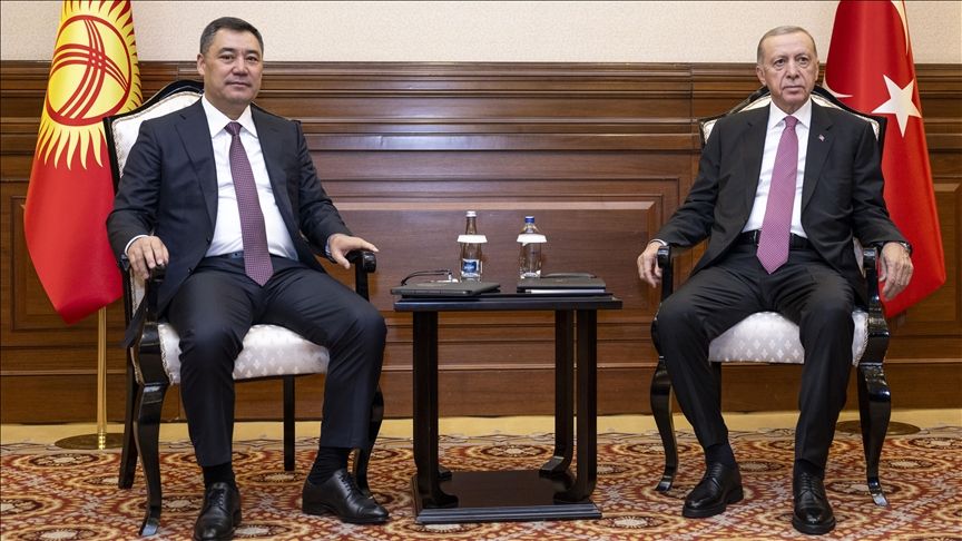 Turkish President Erdogan meets Kyrgyz counterpart in Kazakhstan's capital