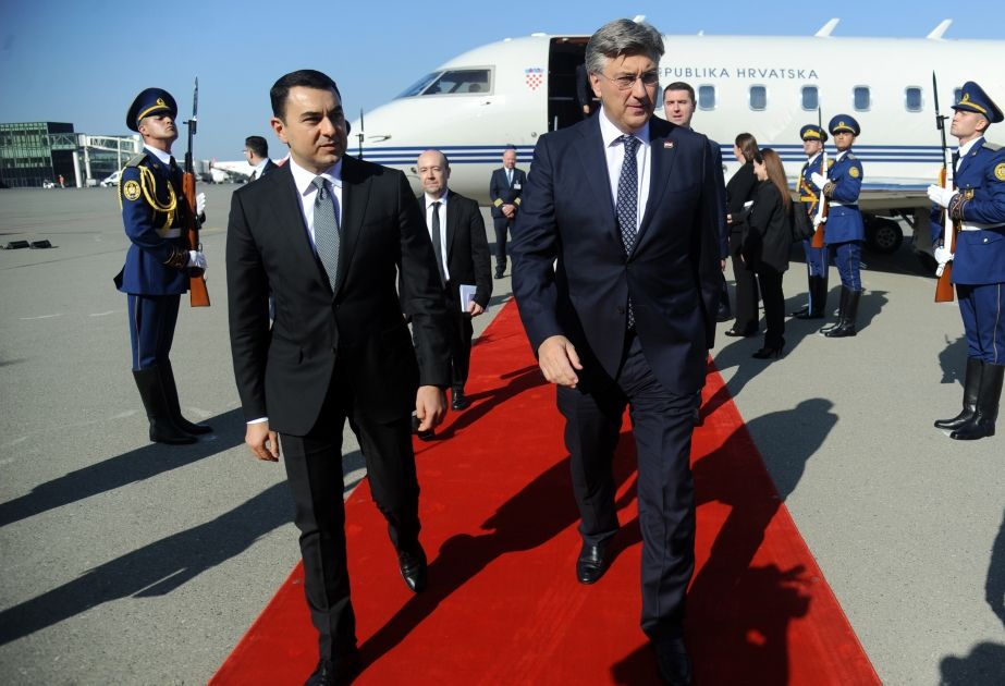 Croatian Prime Minister arrives in Azerbaijan for working visit