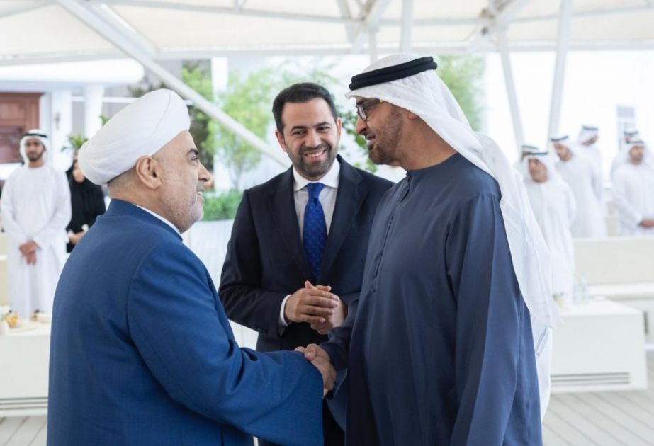 Azerbaijani Chairman of Caucasian Muslims Office meets with President of UAE
