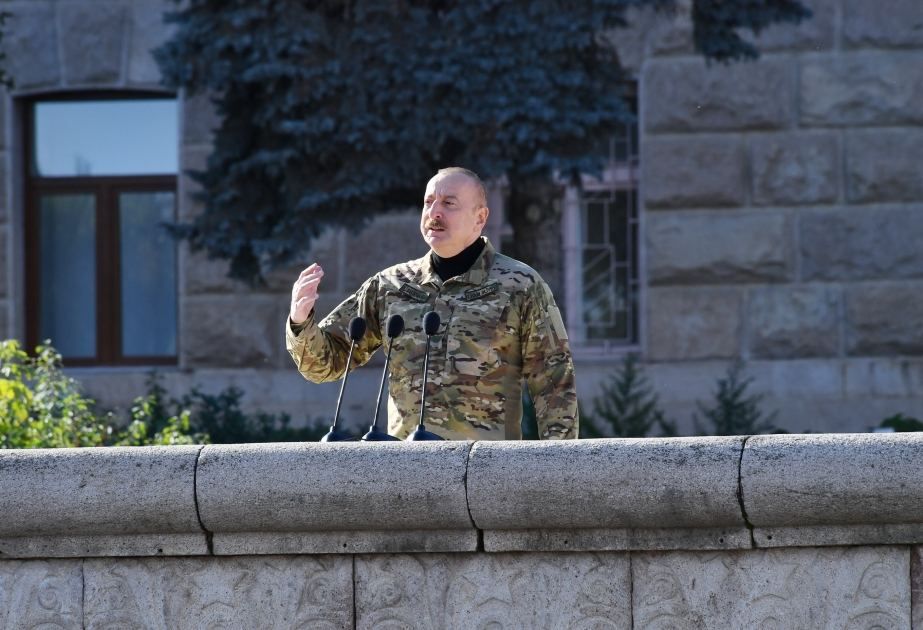 I never doubted that military parade under Azerbaijani flag would be held in Khankendi: President
