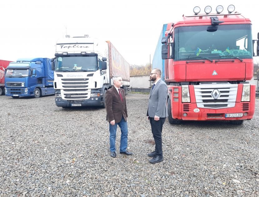 Azerbaijan's convoy delivers humanitarian aid to Ukraine [PHOTOS]