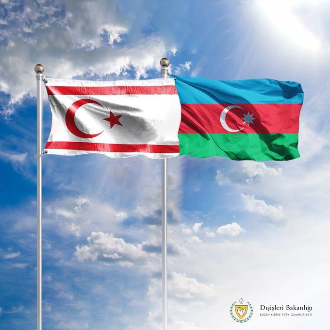 TRNC congratulates Azerbaijan on occasion of State Flag Day