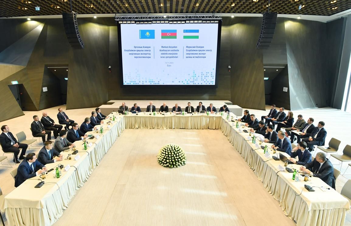 Green energy projects provide opportunity to export electricity from Central Asia to Europe through Azerbaijan [PHOTOS]