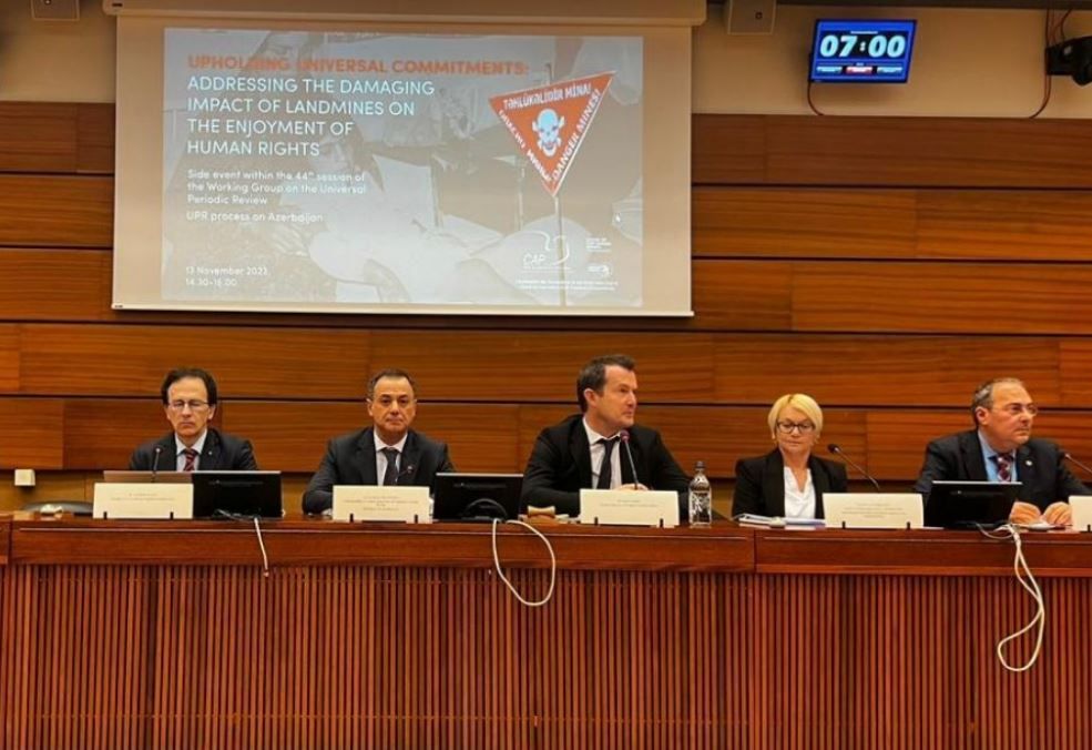 Armenian mine terror and ensuring rights of mine victims discussed at UN