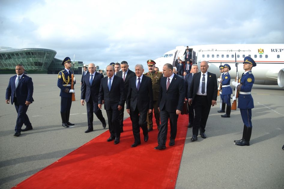 Iraqi President visits Azerbaijan on official visit [PHOTOS]