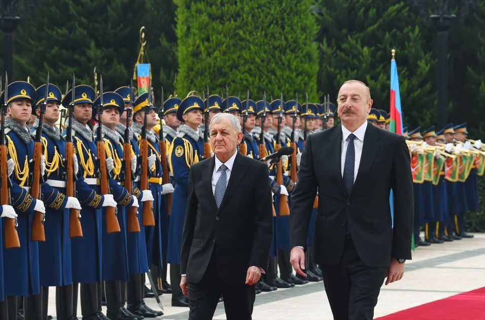 Official welcome ceremony held for President of Iraq Abdullatif Jamal Rashid [PHOTOS/VIDEO]
