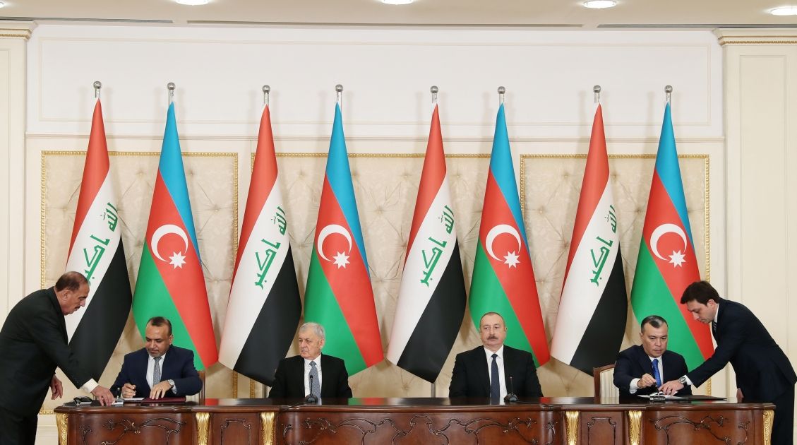 Azerbaijan, Iraq sign documents [PHOTOS/VIDEO]